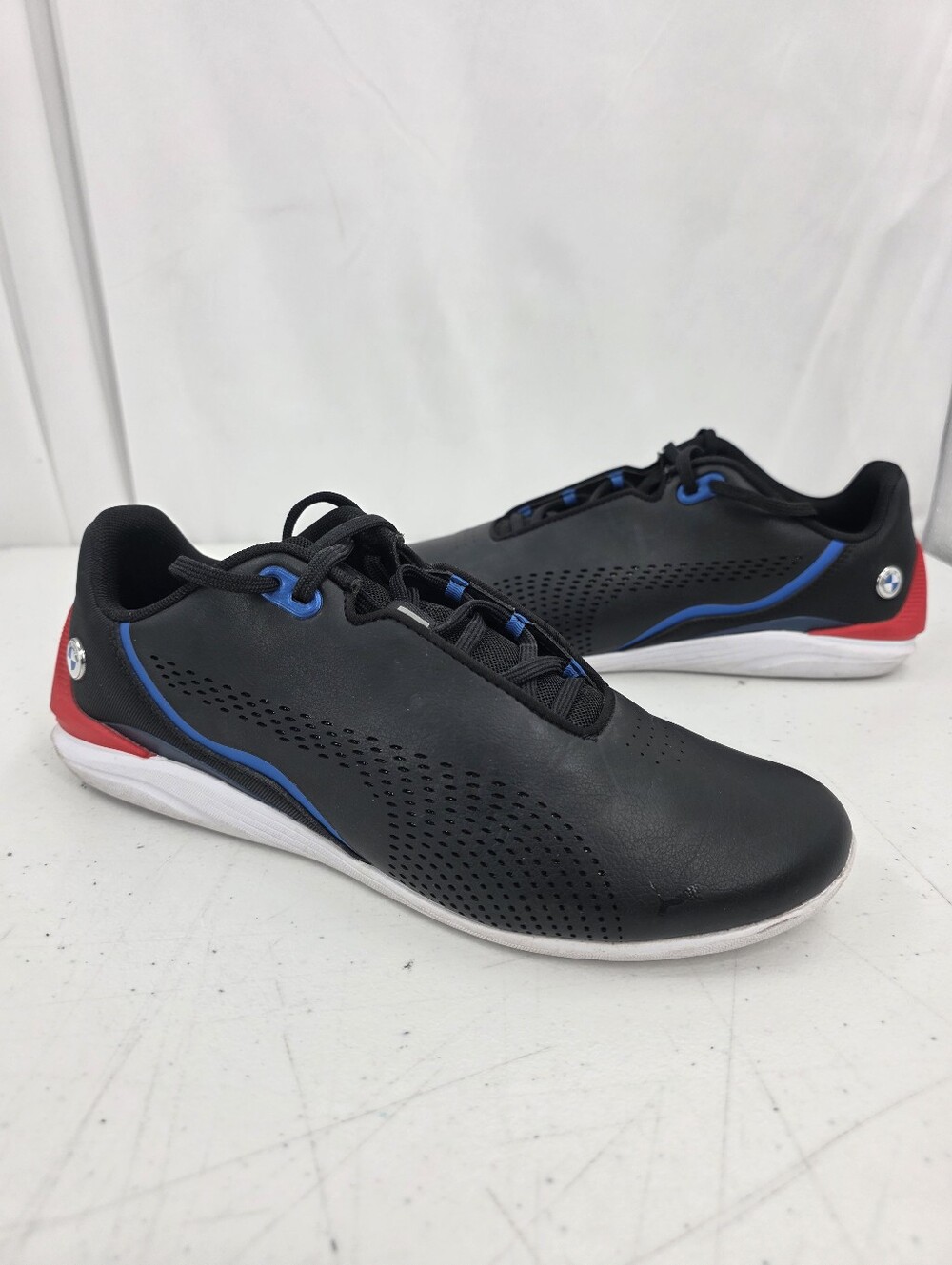 Puma BMW M Motorsport Drift Cat Decima Men's Size 8.5 Black Sneakers 307304-04.